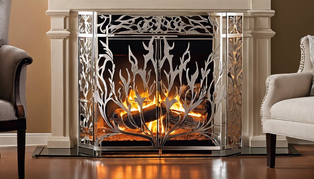 protect fireplace glass from soot